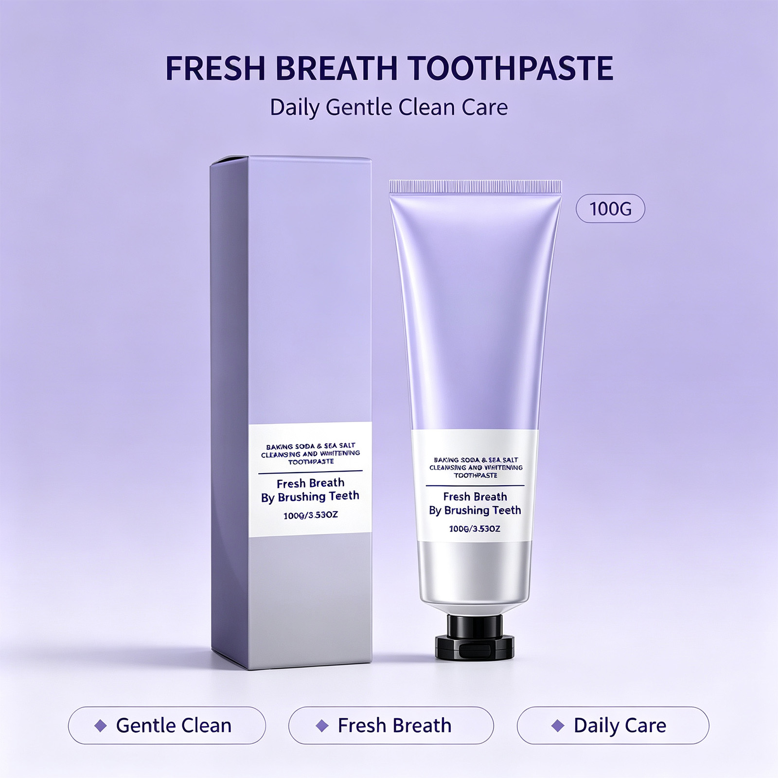 Teeth Whitening Baking Soda - Baking Soda Sea Salt Toothpaste Deep