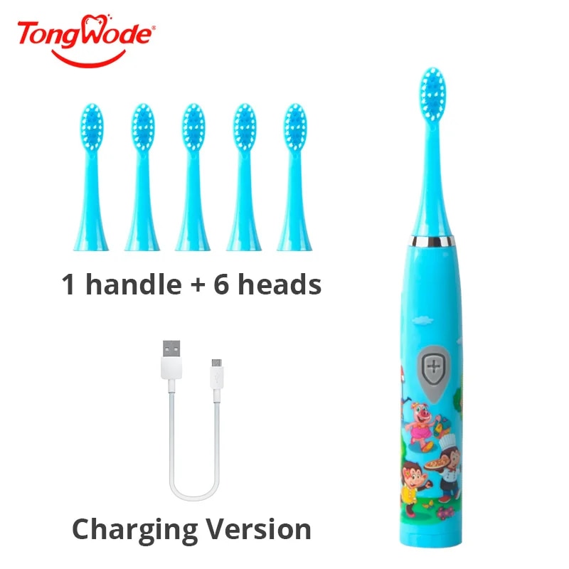 Electric Toothbrush Sonic - Children Sonic Electric Toothbrush Colorful Cartoon