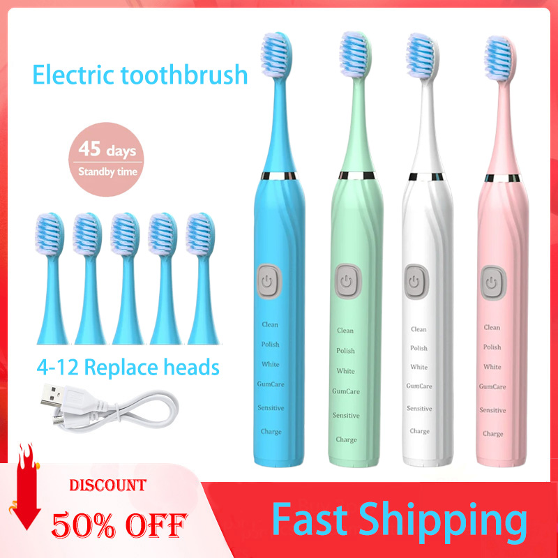 Electric Toothbrush Sonic - Sonic Electric Toothbrush Cleaning Brush For