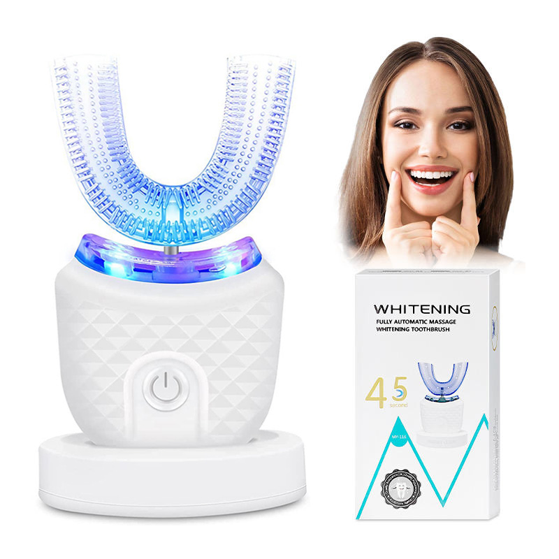 Electric Toothbrush Sonic - Professinal Portable 360 Degree U Shape