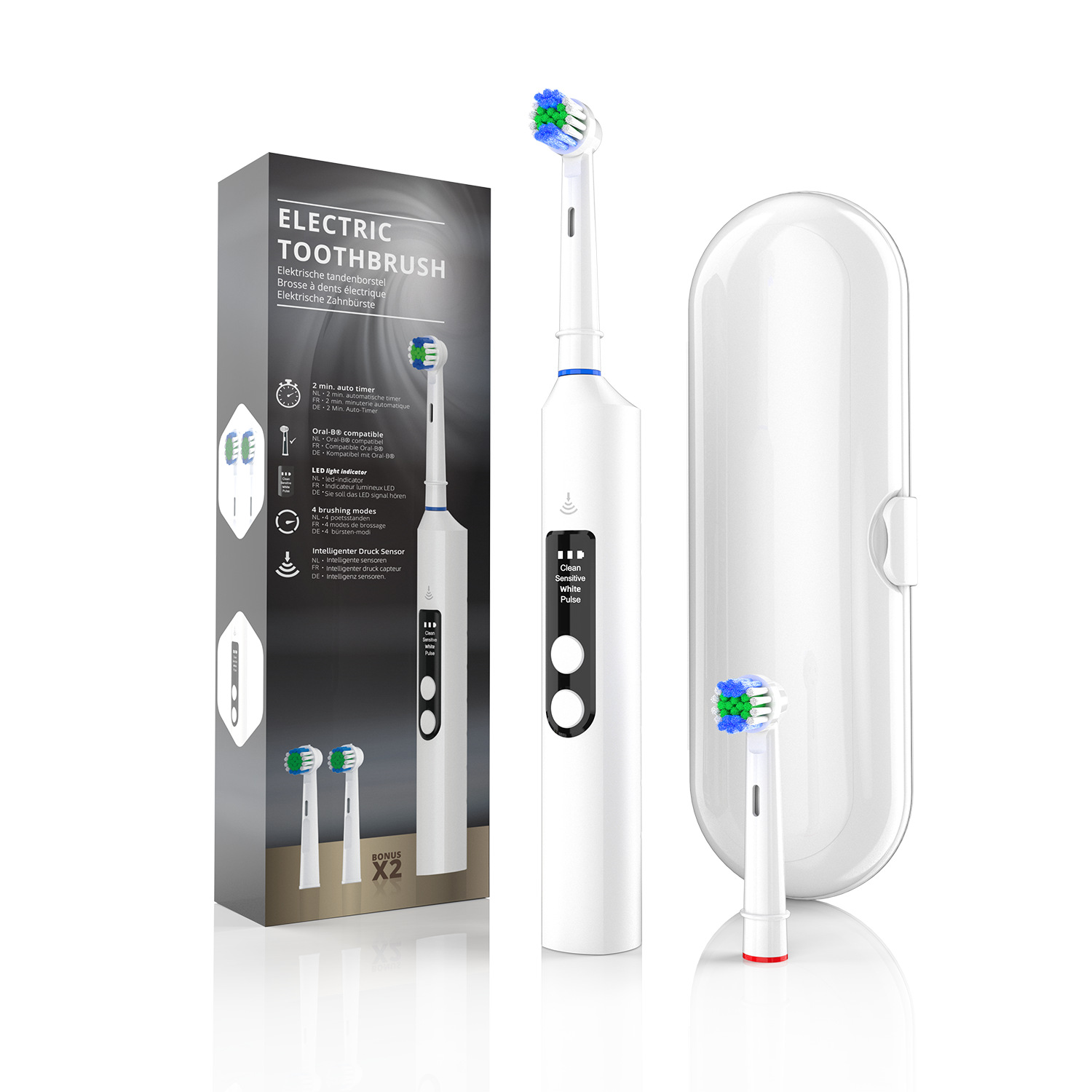 Wireless Rechargeable Fully Au - Electric Toothbrush Sonic recension och pris