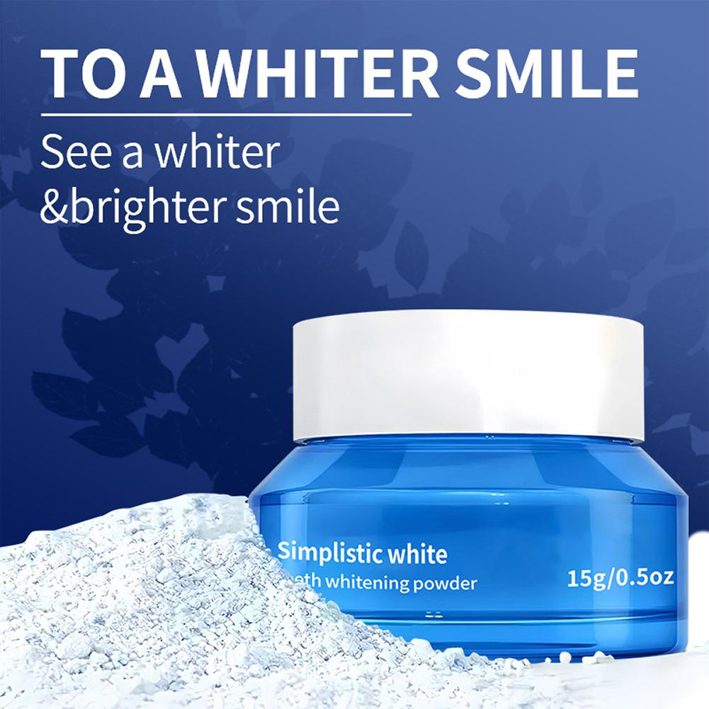 Simplistic White Teeth Whiteni - Teeth Whitening Powder recension och pris