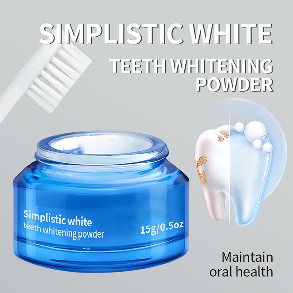 Simplistic White Teeth Whiteni - Teeth Whitening Powder recension och pris