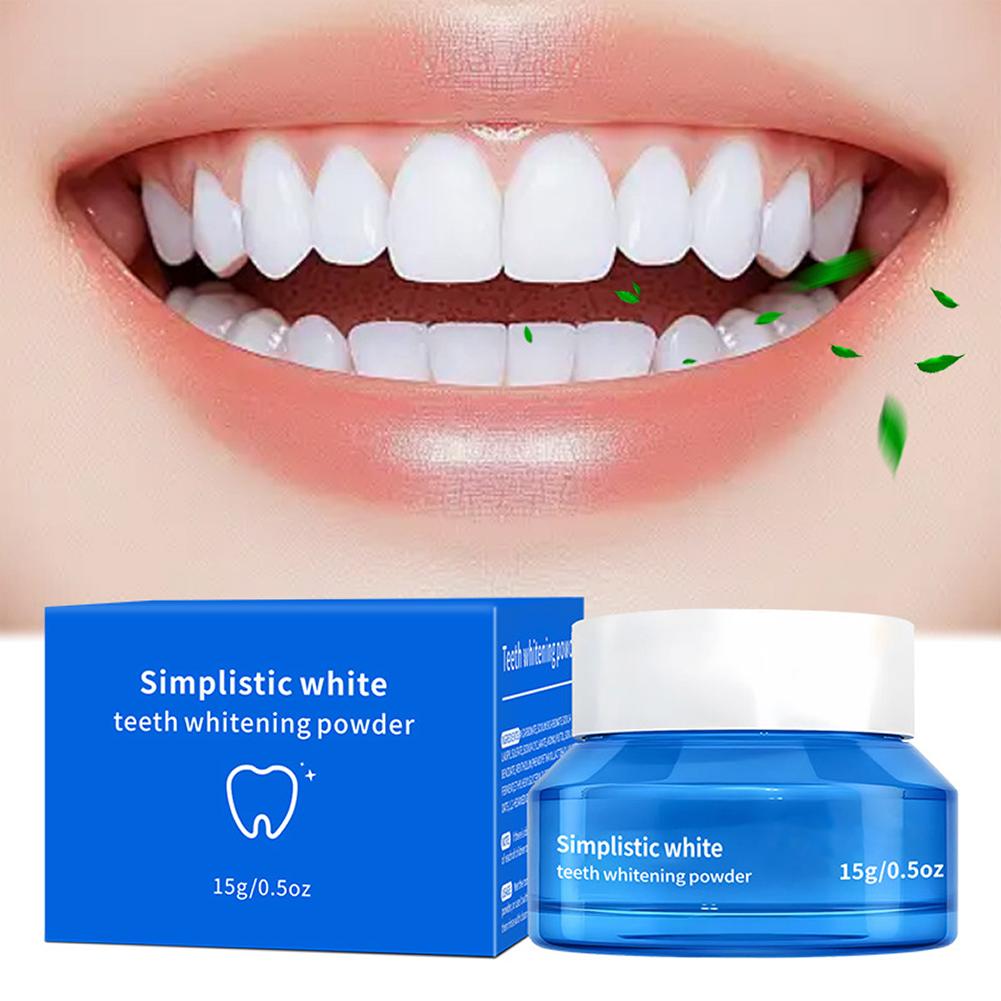 Simplistic White Teeth Whiteni - Teeth Whitening Powder recension och pris