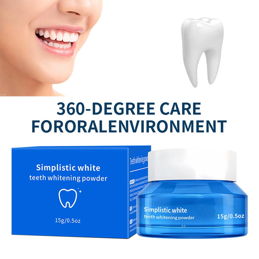 Simplistic White Teeth Whiteni - Teeth Whitening Powder recension och pris