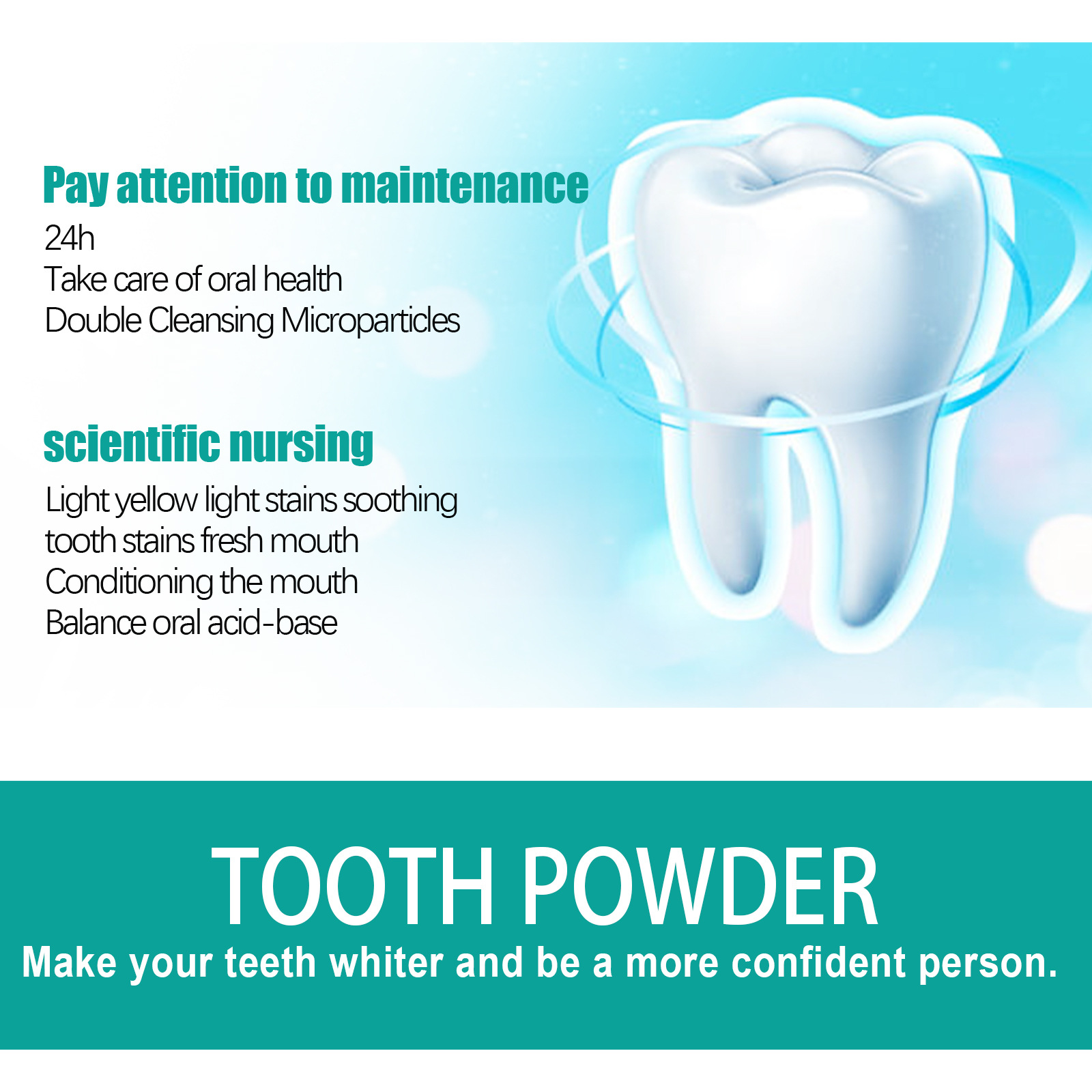 Mint Tooth Powder Fresh Breath - Teeth Whitening Powder recension och pris