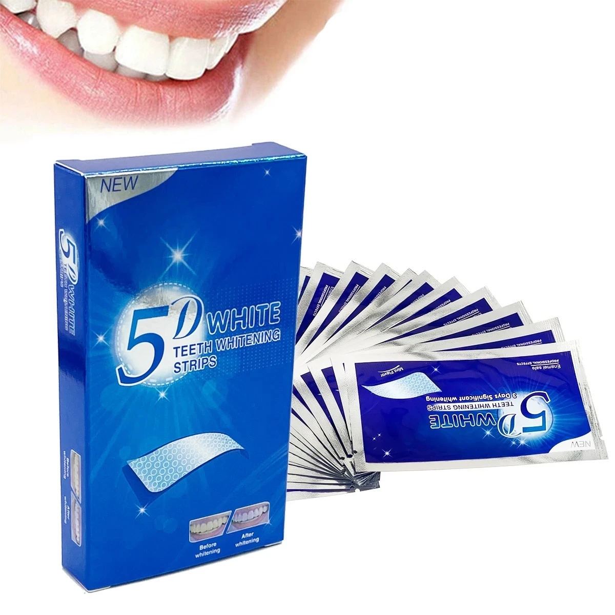 White Tooth Dental Oral Hygien - Teeth Whitening Strips Crest recension och pris