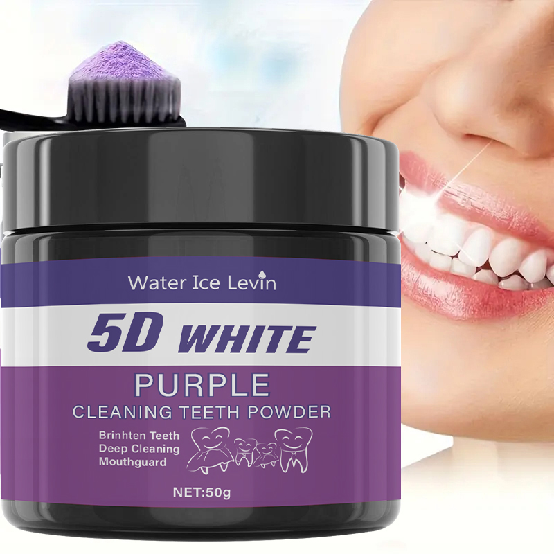 5D White Purple Cleaning Tooth - Teeth Whitening Baking Soda recension och pris
