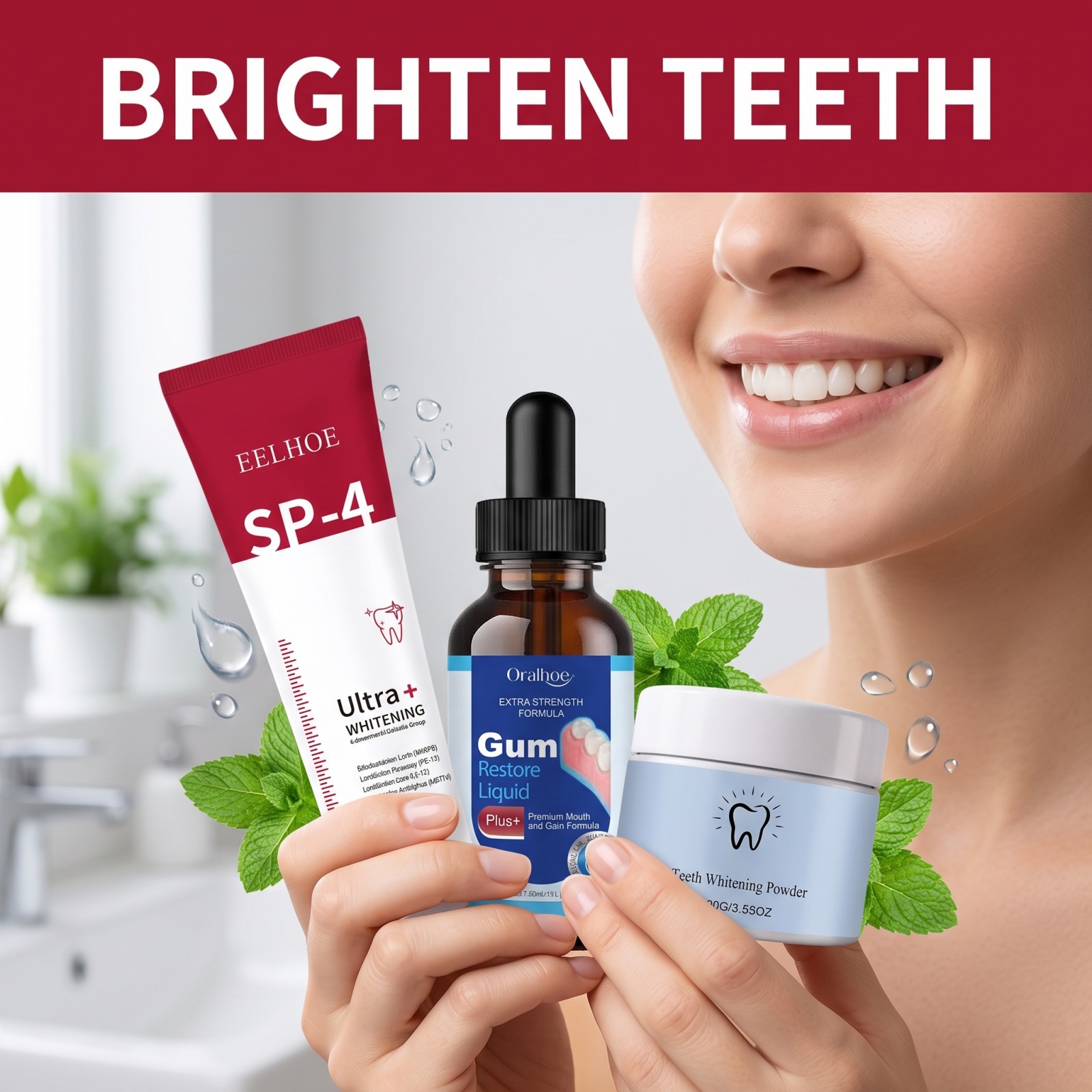Oral Care Combo Set Whitening  - Teeth Whitening Gel recension och pris