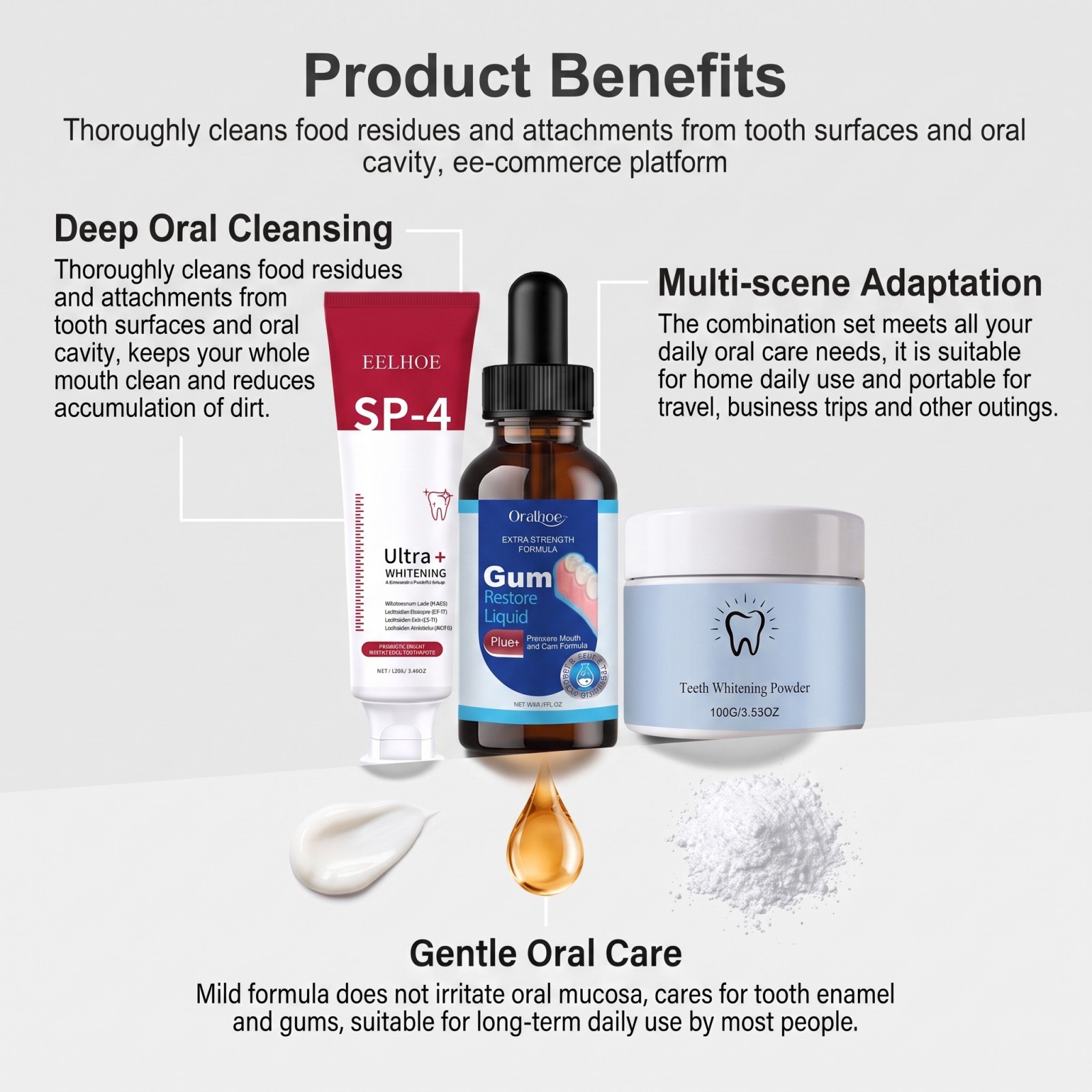 Oral Care Combo Set Whitening  - Teeth Whitening Gel recension och pris