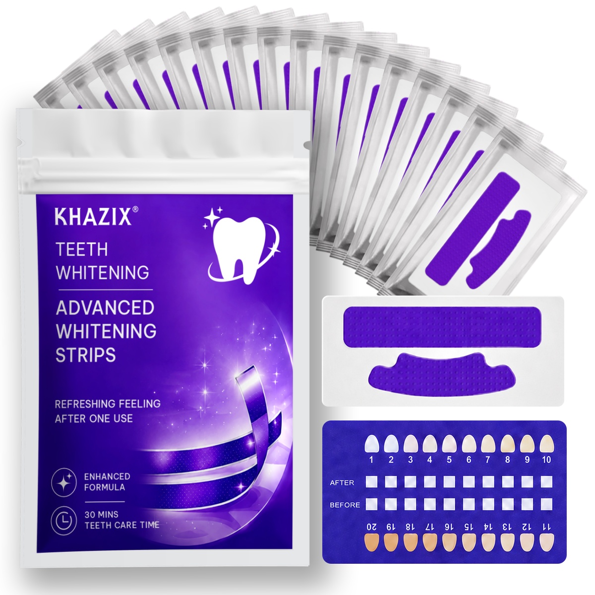 1/7 Pairs Teeth Whitening Stri - Teeth Whitening Strips Crest recension och pris