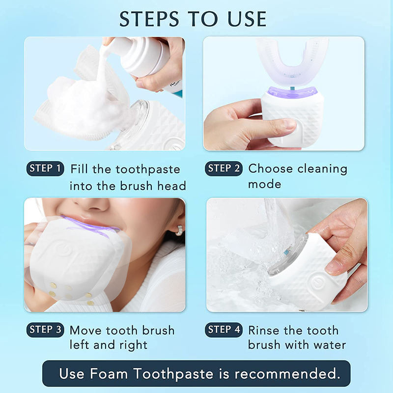 Professinal Portable 360 Degre - Electric Toothbrush Sonic recension och pris