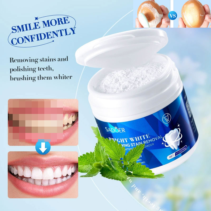 Teeth Whitening Powder Bleachi - Teeth Whitening Baking Soda recension och pris