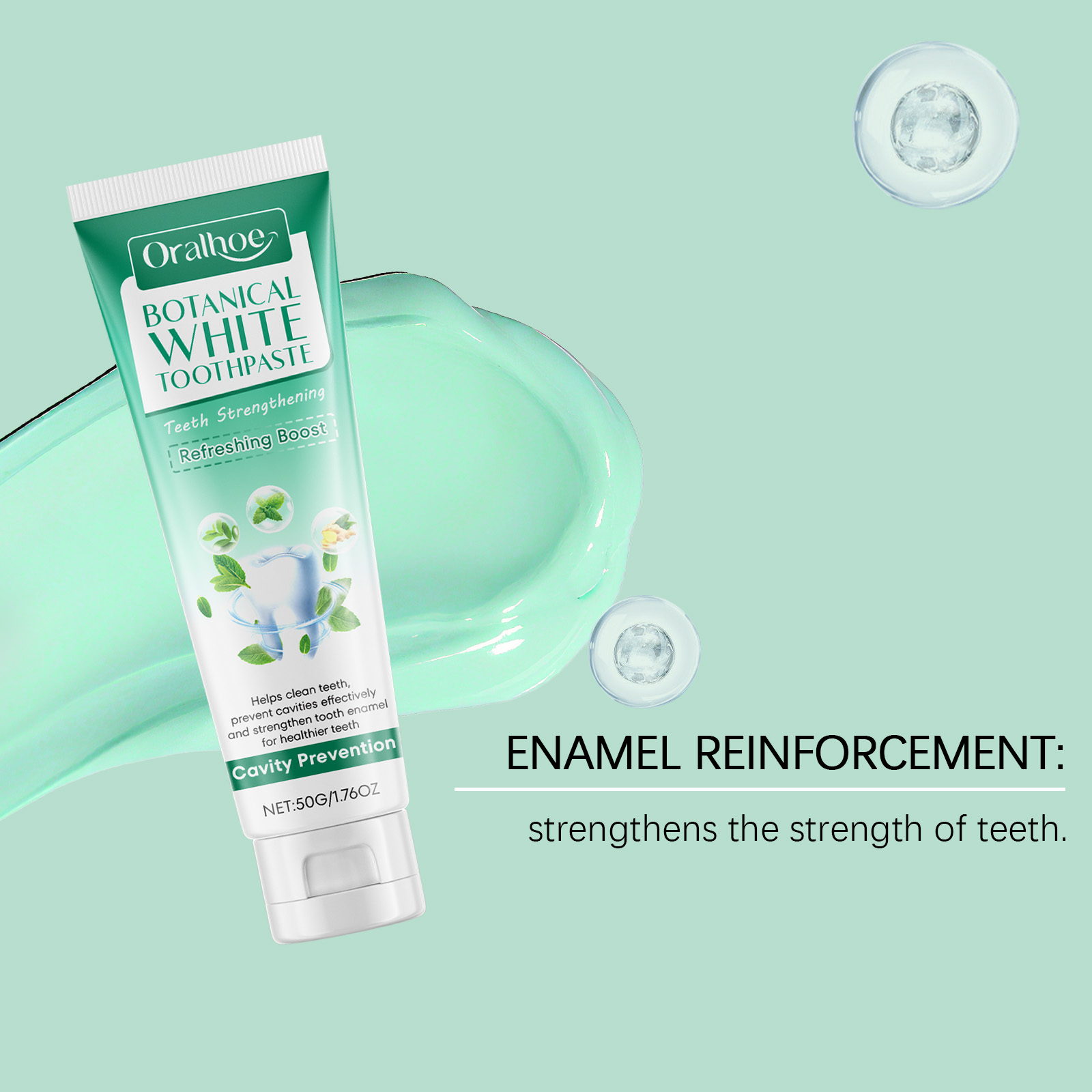 Botanical Toothpaste Baking So - Teeth Whitening Baking Soda recension och pris