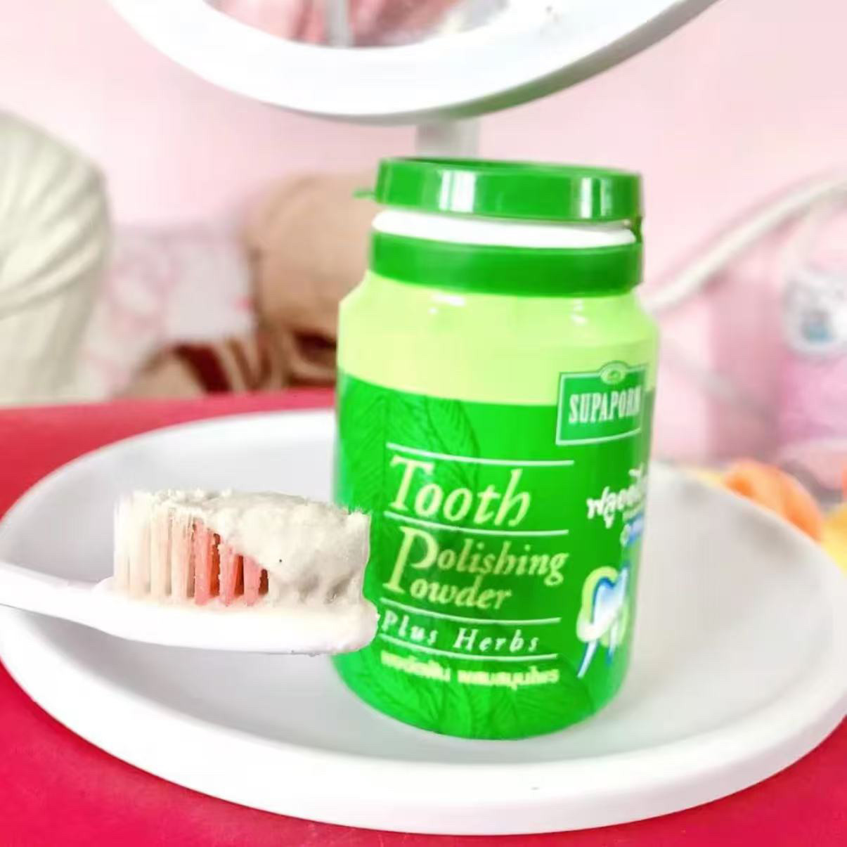 Thai SUPAPORN Herbal Tooth Pow - Teeth Whitening Powder recension och pris