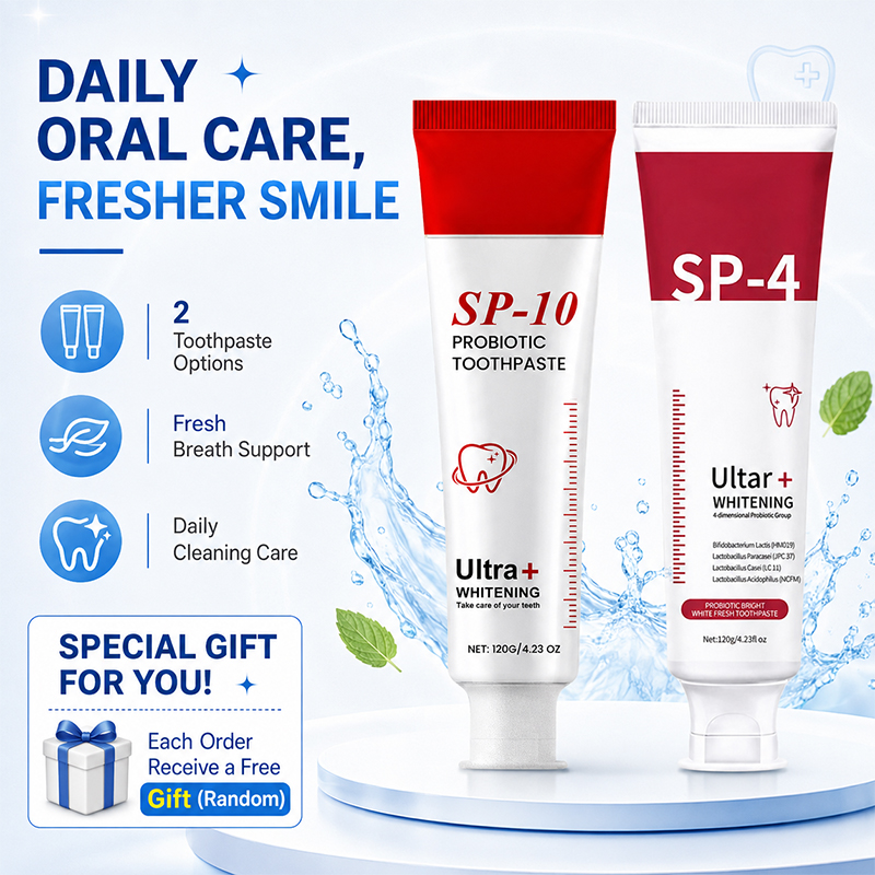 SP-10 and SP-4 Probiotic White - Teeth Whitening Enzymes recension och pris