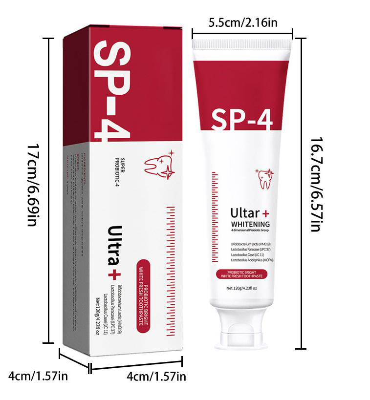 SP-10 and SP-4 Probiotic White - Teeth Whitening Enzymes recension och pris