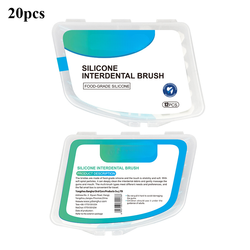 Silicone Interdental Tooth Bru - Teeth Whitening Gel recension och pris