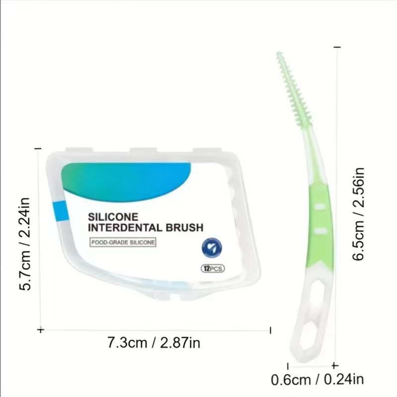 Silicone Interdental Tooth Bru - Teeth Whitening Gel recension och pris