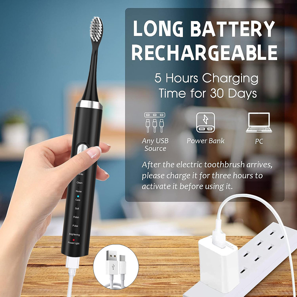 Electric Toothbrush Set, Recha - Electric Toothbrush Sonic recension och pris