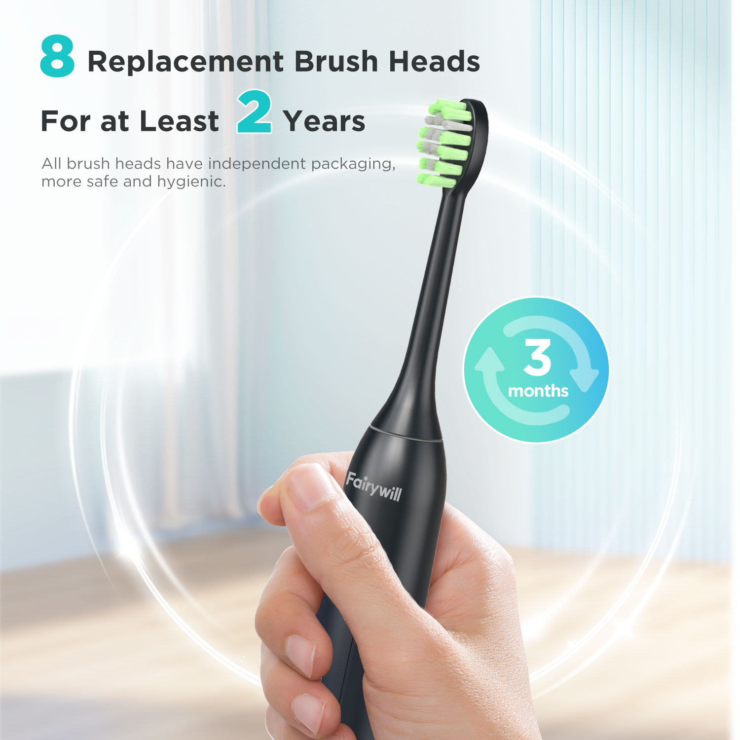Fairywill Electric Sonic Tooth - Electric Toothbrush Sonic recension och pris