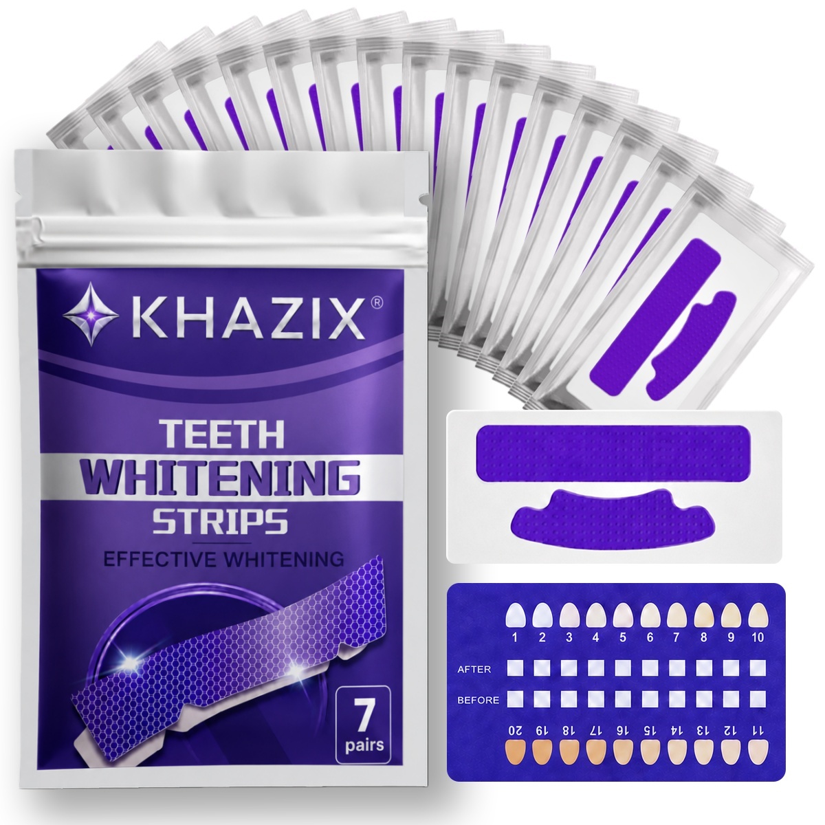 1/7 pairs Teeth Whitening Stri - Teeth Whitening Strips Crest recension och pris