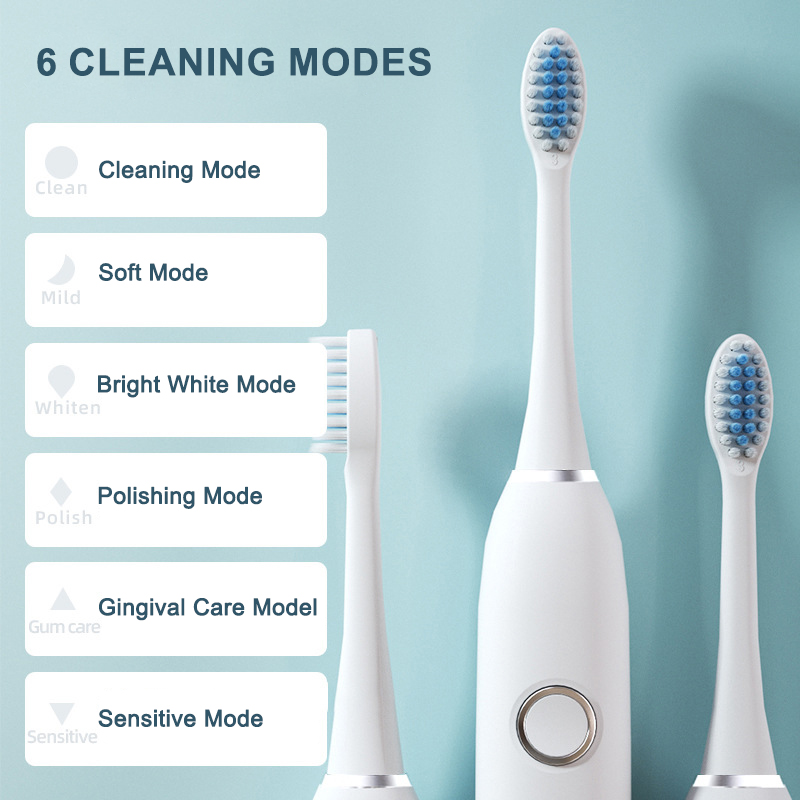 6 Modes Electric Sonic Toothbr - Electric Toothbrush Sonic recension och pris