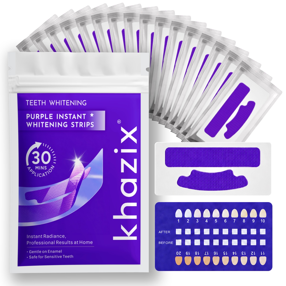 1/7 pairs Teeth Whitening Stri - Teeth Whitening Strips Crest recension och pris