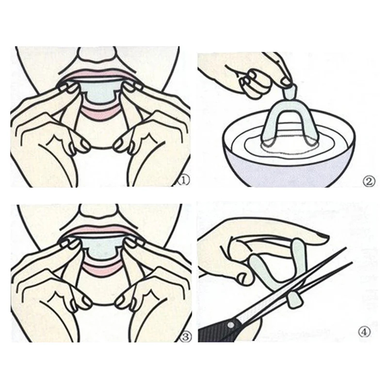 1/8pc Mouth Guard EVA Teeth Pr - Teeth Whitening Gel recension och pris