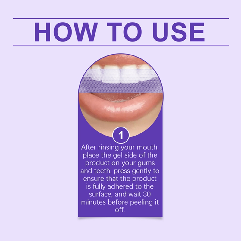 Purple Teeth Whitening Strips  - Teeth Whitening Strips Crest recension och pris