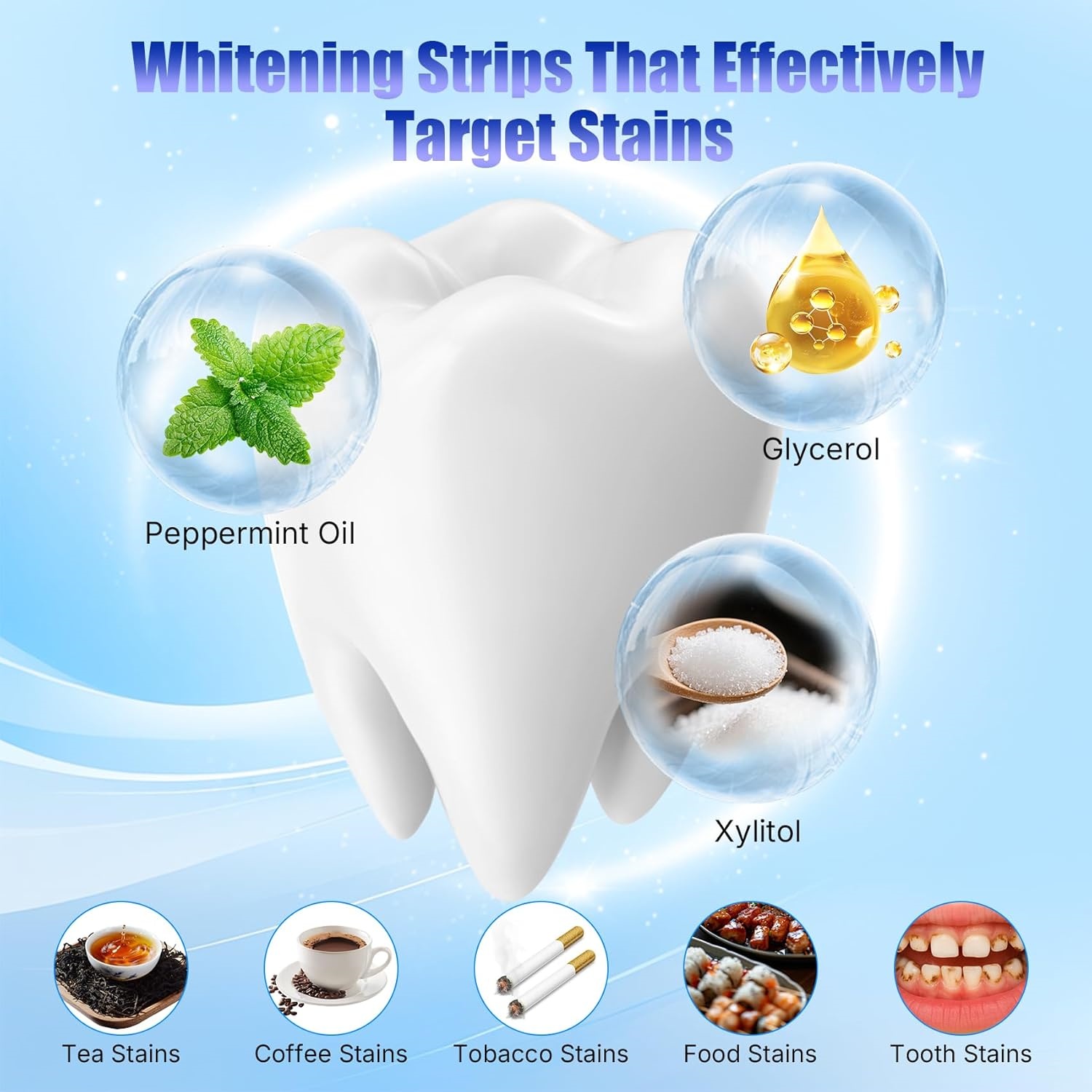 1/7 pairs Teeth Whitening Stri - Teeth Whitening Strips Crest recension och pris