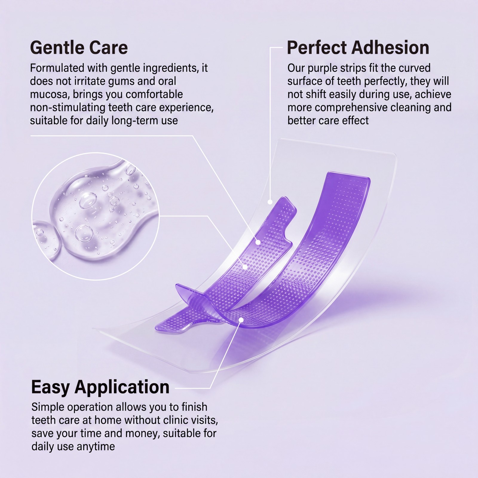 Purple Teeth Whitening Strips  - Teeth Whitening Strips Permanent recension och pris