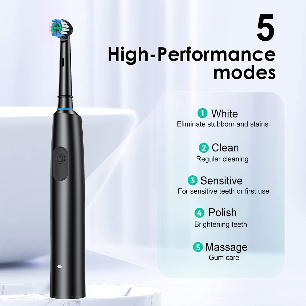 Electric Toothbrush Rotating D - Teeth Whitening Gel Refills recension och pris