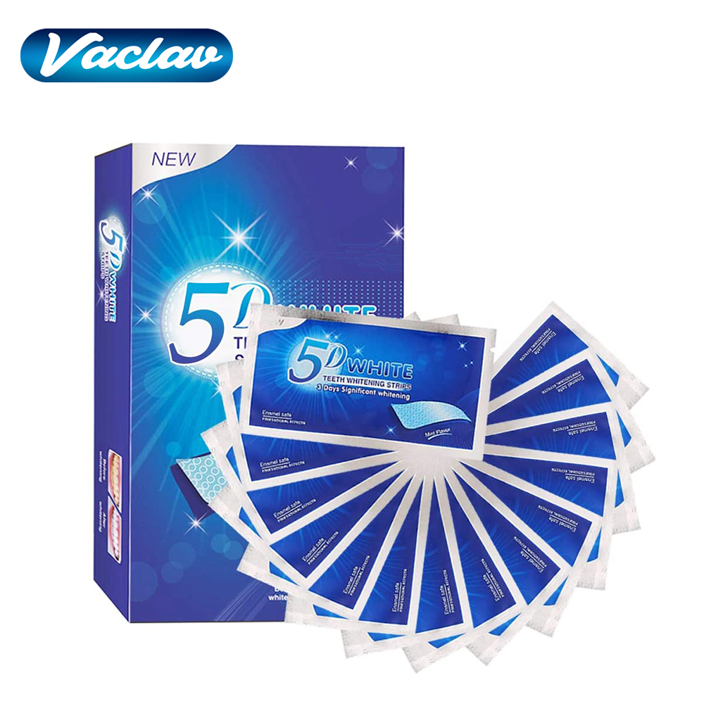 5D White Teeth Whitening Strip - Teeth Whitening Strips Crest recension och pris