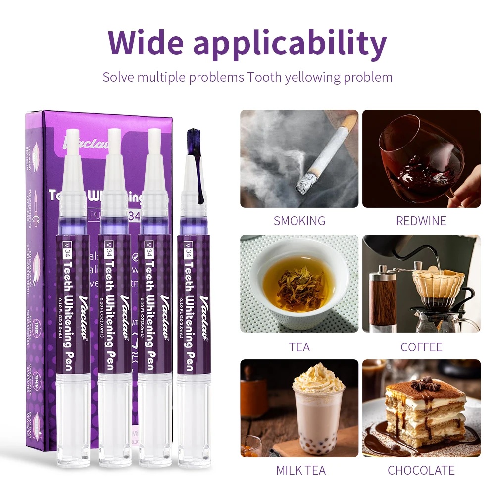 Vaclav V34 Purple teeth whiten - Teeth Whitening Gel recension och pris
