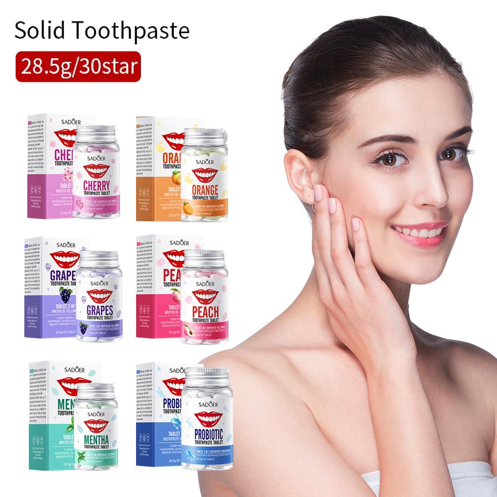 Mint Solid Toothpaste Tablets  - Teeth Whitening Powder recension och pris